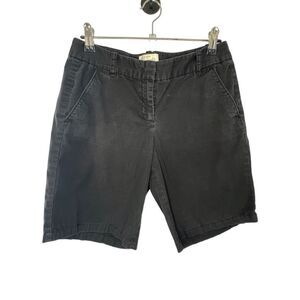 J. Crew Black Bermuda Shorts